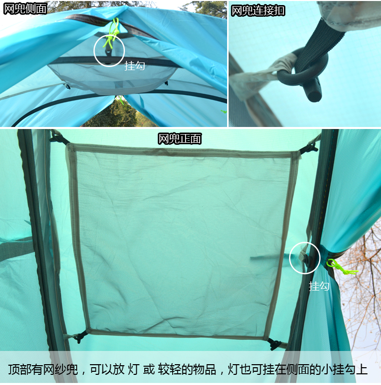 Cheap Goat Tents Ultralight Single Person 2 Door 20D Nylon Silicon Coated Waterproof Windproof Double Layer Two Doors Camping Tent Barraca Tienda   